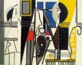 Der Künstler und sein Modell L artiste et son modèle 1928 kubistisch